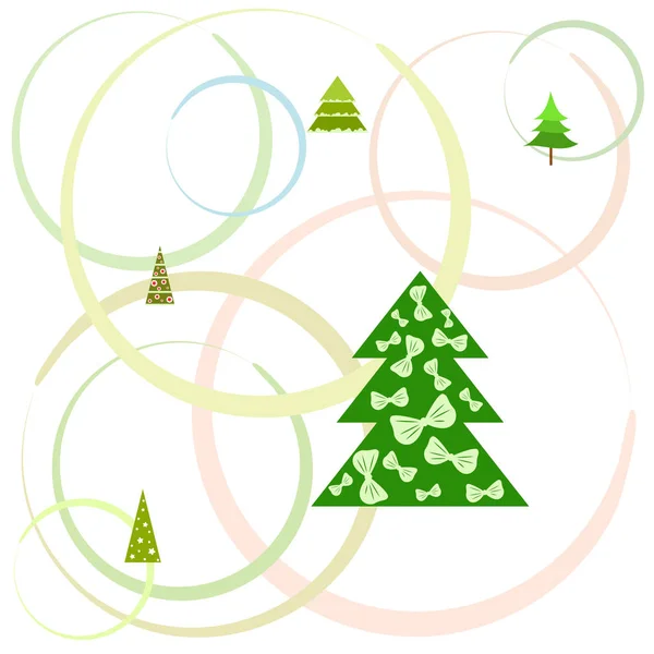 Merry Christmas Card Vector Bakgrund — Stock vektor