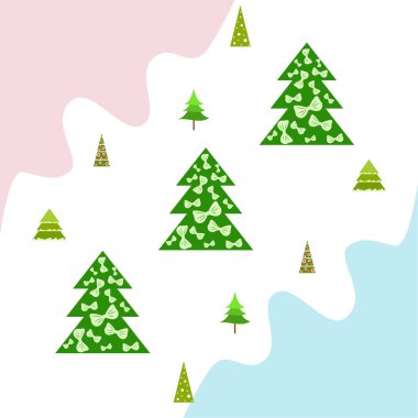 Neşeli Noel kartı, vektör arka plan