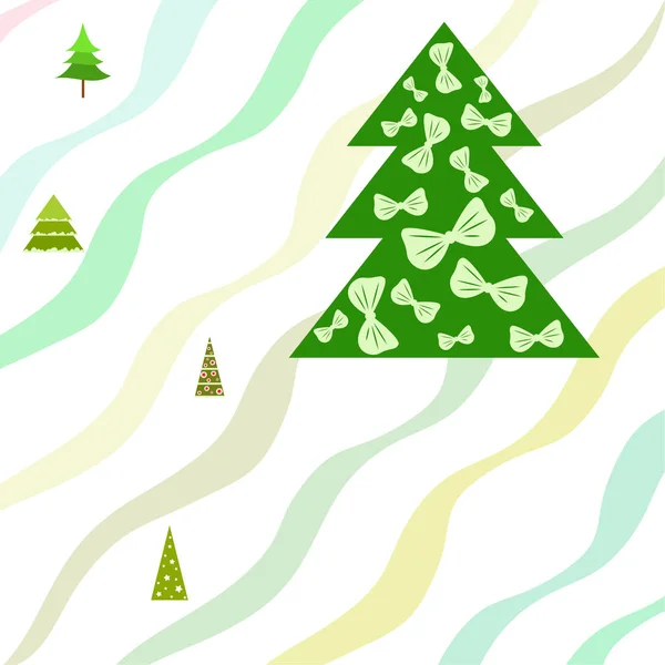 Merry Christmas Card Vector Bakgrund — Stock vektor