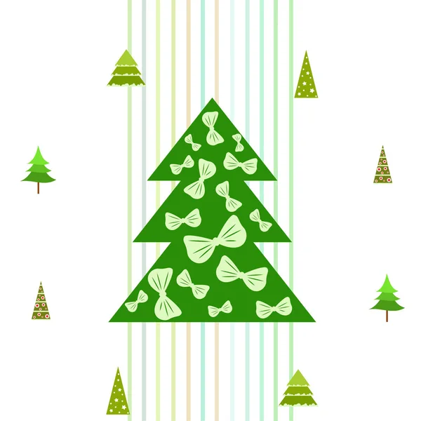 Joyeux Noël Carte Fond Vectoriel — Image vectorielle