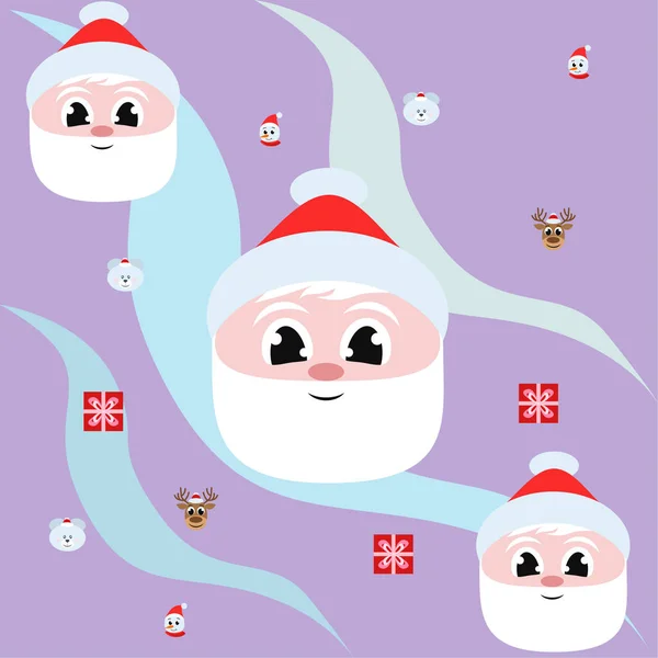Carte Noël Fond Vectoriel Vacances — Image vectorielle