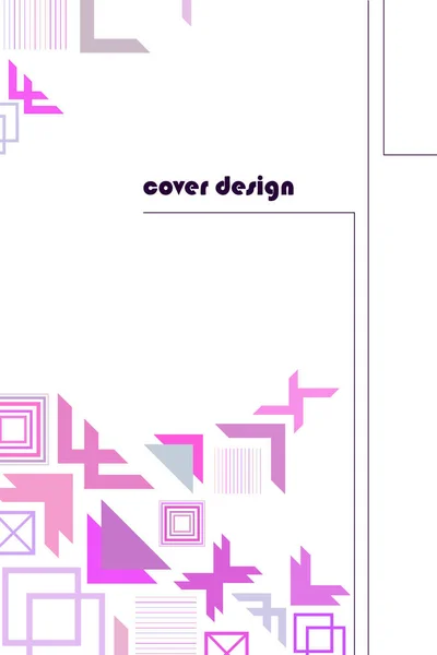 Vetor Fundo Geométrico Abstrato Moderno Design Capa Brochura —  Vetores de Stock