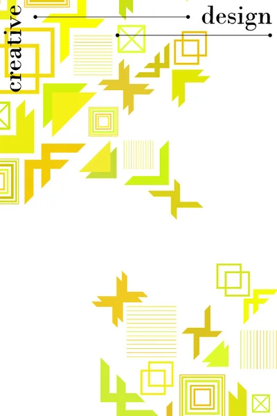 Vector Van Moderne Abstracte Geometrische Achtergrond Brochure Omslag Ontwerp — Stockvector