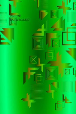 Parlak soyut degrade vektör iş deneyimi, iş broşürü kapak tasarımı