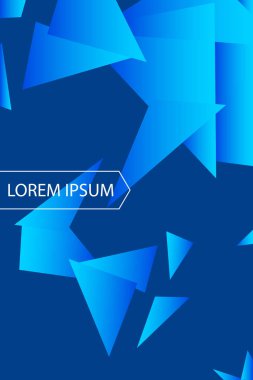 Poligonal soyut resim. Crystal afişler, posterler, geometrik arka planlar.