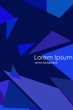Soyut geometrik arka plan çokgenler, vektör, crystal afişler, posterler ile renkli.