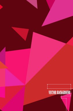 Soyut geometrik arka plan çokgenler, vektör, crystal afişler, posterler ile renkli.