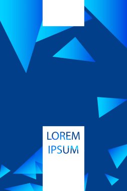 Poligonal soyut resim. Crystal afişler, posterler, geometrik arka planlar.