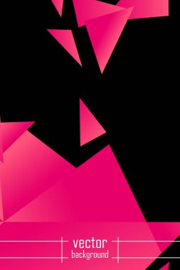 Poligonal soyut resim. Crystal afişler, posterler, geometrik arka planlar.