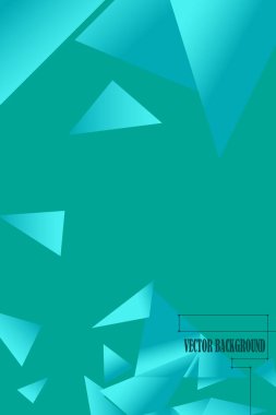 Poligonal soyut resim. Crystal afişler, posterler, geometrik arka planlar.