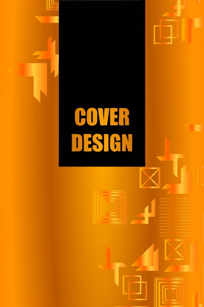 Luminoso Sfondo Astratto Gradiente Vettore Business Business Brochure Copertina Design — Vettoriale Stock