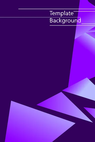 Polygonale Abstrakte Illustration Kristallbanner Poster Geometrische Hintergründe — Stockvektor