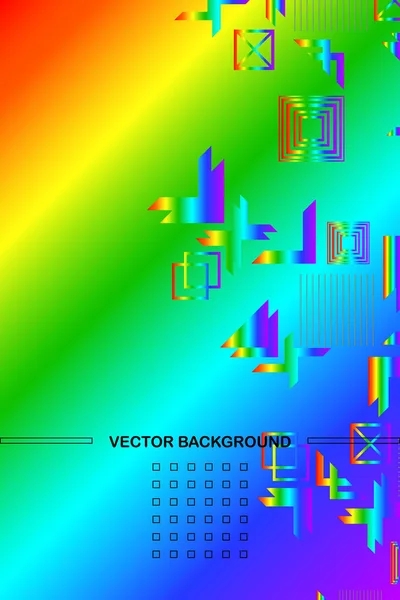 Fundo Negócios Vetor Gradiente Abstrato Brilhante Design Capa Brochura Comercial — Vetor de Stock