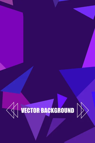 Abstract Gekleurde Geometrische Achtergrond Met Veelhoeken Vector Crystal Banners Posters — Stockvector