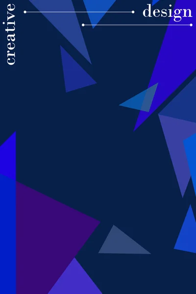 Abstrakcyjne Kolorowe Tło Geometrycznych Wielokątów Wektor Crystal Banery Plakaty — Wektor stockowy