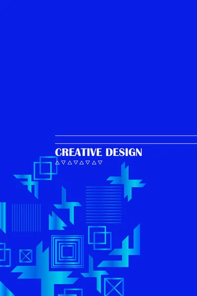 Bright Abstract Gradient Vector Business Background Business Brochure Cover Design — Stock Vector