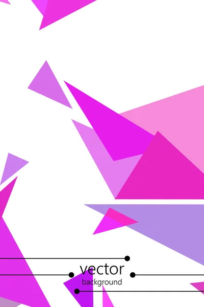 Abstrakt Gefärbter Geometrischer Hintergrund Mit Polygonen Vektoren Kristallbannern Postern — Stockvektor