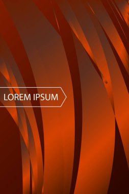 Renk 3d kağıt, sanat illüstrasyon. Vektör tasarım düzen afiş sunumlar, el ilanları, afişler ve Davetler için