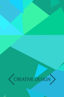 Soyut geometrik arka plan çokgenler, vektör, crystal afişler, posterler ile renkli.