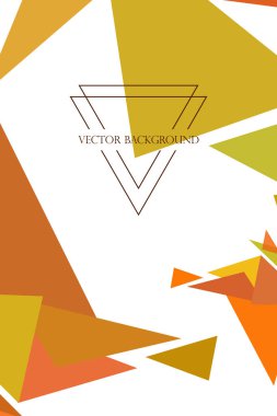 Soyut geometrik arka plan çokgenler, vektör, crystal afişler, posterler ile renkli.