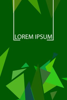 Soyut geometrik arka plan çokgenler, vektör, crystal afişler, posterler ile renkli.