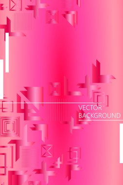 Parlak soyut degrade vektör iş deneyimi, iş broşürü kapak tasarımı