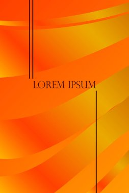 Renk 3d kağıt, sanat illüstrasyon. Vektör tasarım düzen afiş sunumlar, el ilanları, afişler ve Davetler için