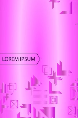 Parlak soyut degrade vektör iş deneyimi, iş broşürü kapak tasarımı