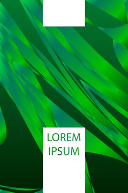 Modern soyut geometrik arkaplan vektörü, broşür kapağı tasarımı