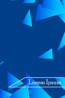 Poligonal soyut resim. Crystal afişler, posterler, geometrik arka planlar.