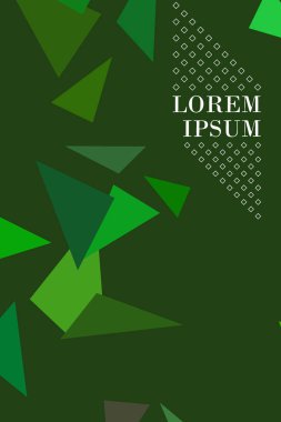 Soyut geometrik arka plan çokgenler, vektör, crystal afişler, posterler ile renkli.