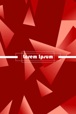 Poligonal soyut resim. Crystal afişler, posterler, geometrik arka planlar.