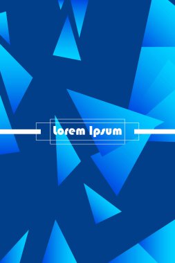 Poligonal soyut resim. Crystal afişler, posterler, geometrik arka planlar.