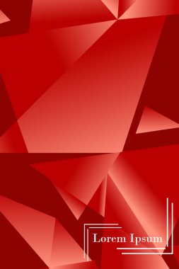 Poligonal soyut resim. Crystal afişler, posterler, geometrik arka planlar.