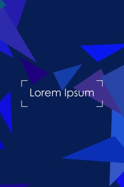 Soyut geometrik arka plan çokgenler, vektör, crystal afişler, posterler ile renkli.