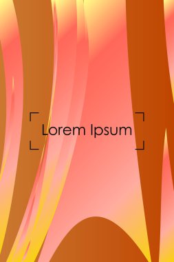 Renk 3d kağıt, sanat illüstrasyon. Vektör tasarım düzen afiş sunumlar, el ilanları, afişler ve Davetler için