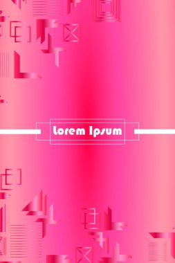 Parlak soyut degrade vektör iş deneyimi, iş broşürü kapak tasarımı