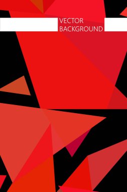 Soyut geometrik arka plan çokgenler, vektör, crystal afişler, posterler ile renkli.