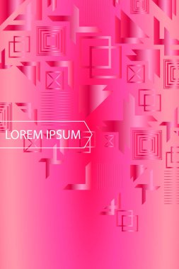 Parlak soyut degrade vektör iş deneyimi, iş broşürü kapak tasarımı