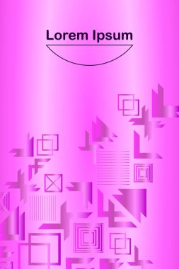 Parlak soyut degrade vektör iş deneyimi, iş broşürü kapak tasarımı