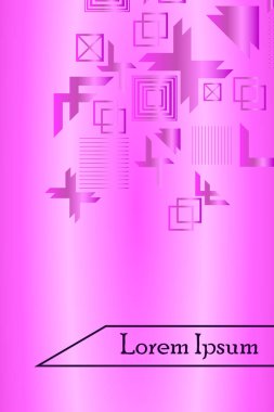 Parlak soyut degrade vektör iş deneyimi, iş broşürü kapak tasarımı