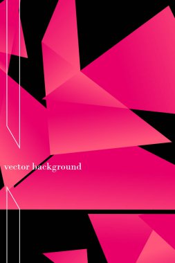 Poligonal soyut resim. Crystal afişler, posterler, geometrik arka planlar.