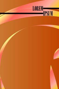 Renk 3d kağıt, sanat illüstrasyon. Vektör tasarım düzen afiş sunumlar, el ilanları, afişler ve Davetler için