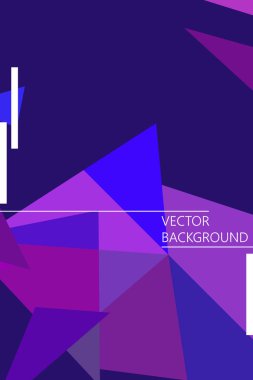 Soyut geometrik arka plan çokgenler, vektör, crystal afişler, posterler ile renkli.