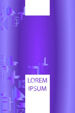 Parlak soyut degrade vektör iş deneyimi, iş broşürü kapak tasarımı