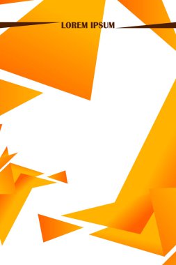 Poligonal soyut resim. Crystal afişler, posterler, geometrik arka planlar.