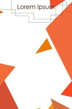 Soyut geometrik arka plan çokgenler, vektör, crystal afişler, posterler ile renkli.