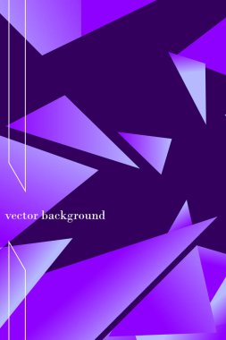 Poligonal soyut resim. Crystal afişler, posterler, geometrik arka planlar.