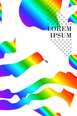 Parlak suluboya degrade arka plan. İş vektör çizim.