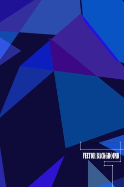 Soyut geometrik arka plan çokgenler, vektör, crystal afişler, posterler ile renkli.